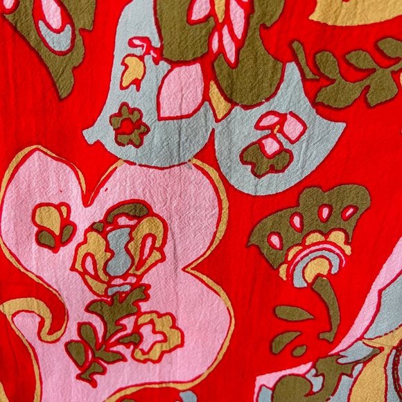 NEW Free People Retro Flare Printed Boho Pants, Size 4 - Picture 11 of 14